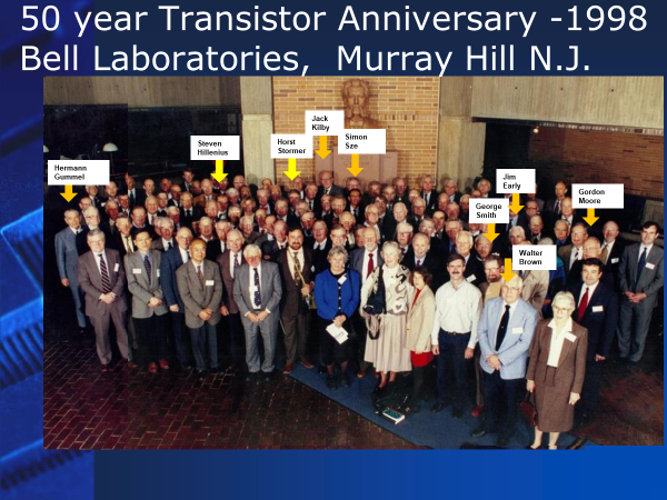 50 year transistor anniversary photo