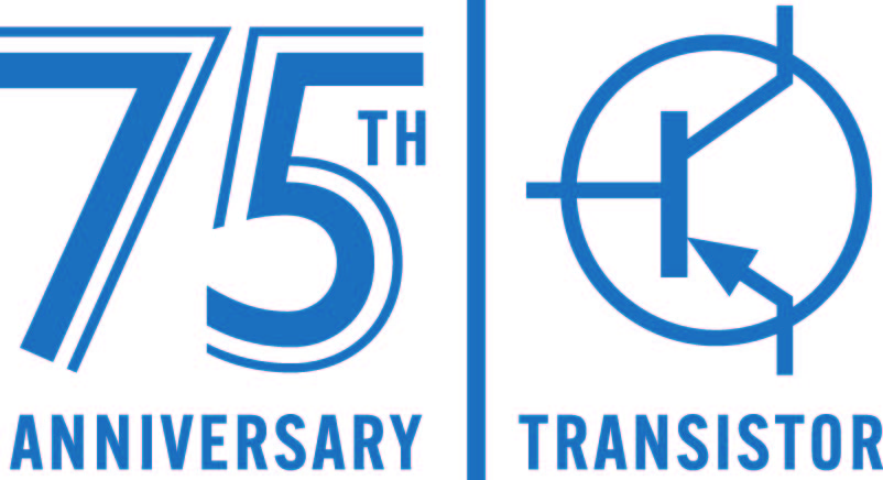 75 Transistor Logo Arrow UP Blue